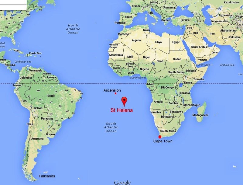 St Helena'da Dalış Yapmak.
