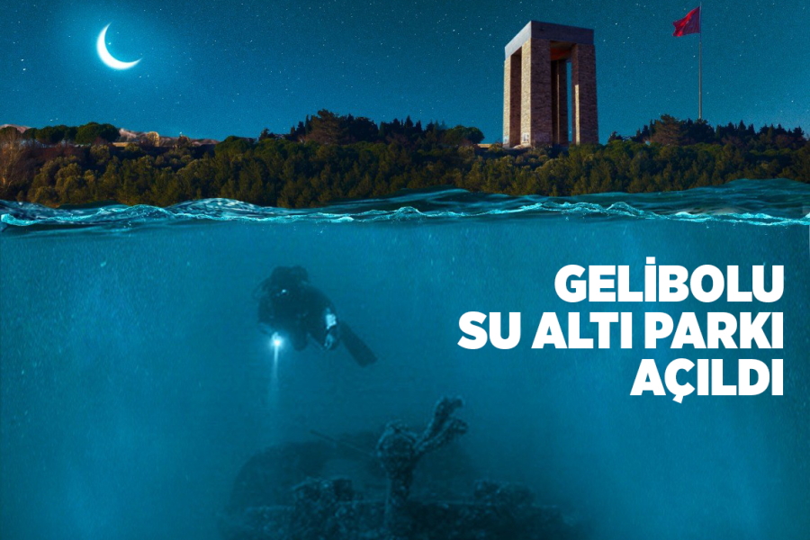 Gelibolu Tarihi Su Altı Parkı Açıldı